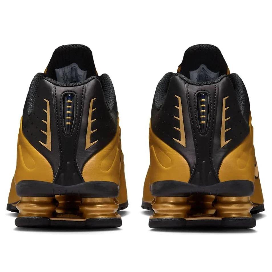 Nike Shox R4 Metallic Gold Black (2025)