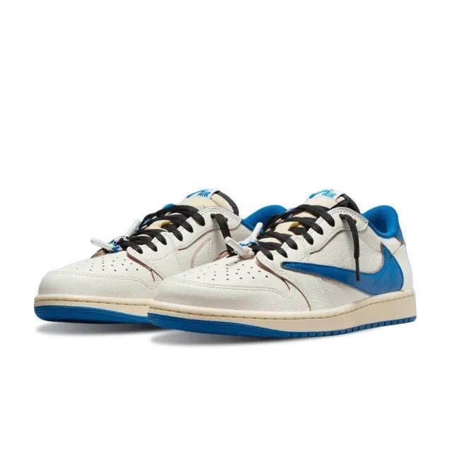 Jordan 1 Retro Low OG SP 
Fragment x Travis Scott Sail Military Blue