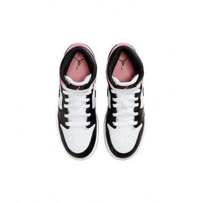 Jordan 1 Mid White Rust Pink Black (GS)