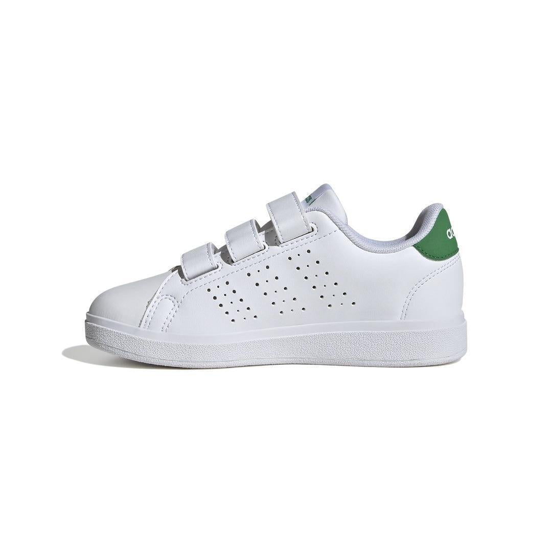 Adidas Advantage Base 2.0 Cloud White Green (PS)