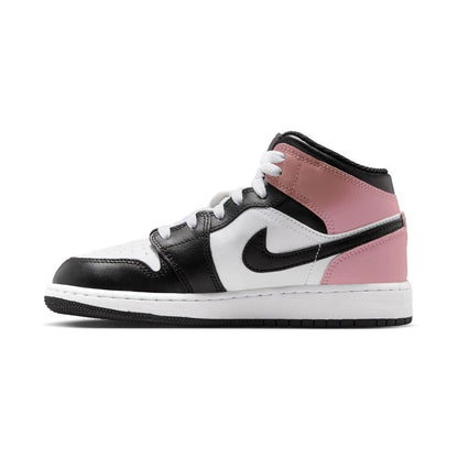 Jordan 1 Mid White Rust Pink Black (GS)