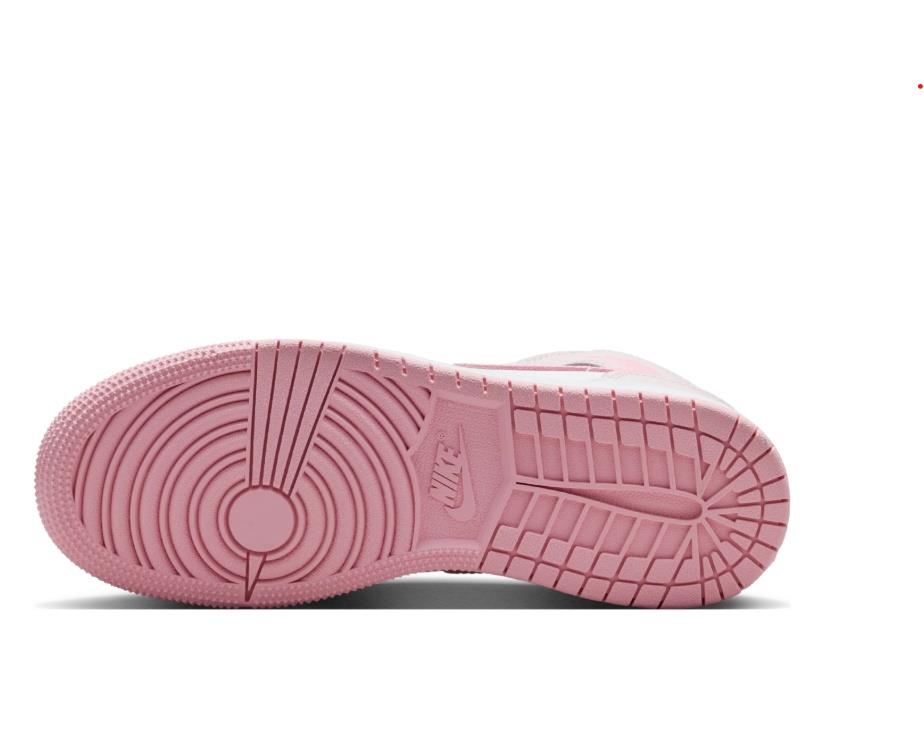 Jordan 1 Mid Pearl Pink White (GS)