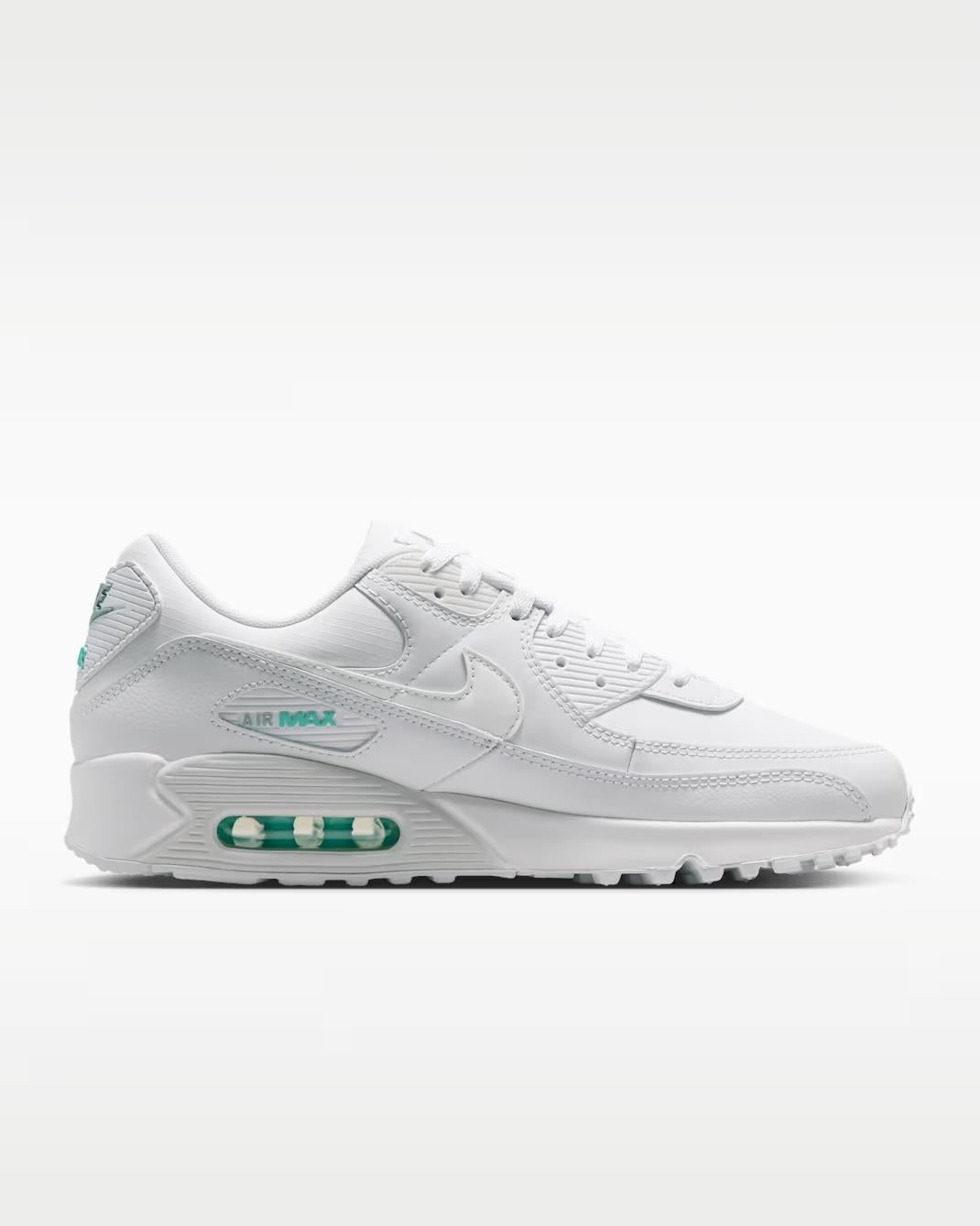 Nike Air Max 90 
White Hyper Turquoise