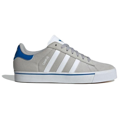 Adidas Originals Campus Vulc Grey Blue White Athletic Sneakers