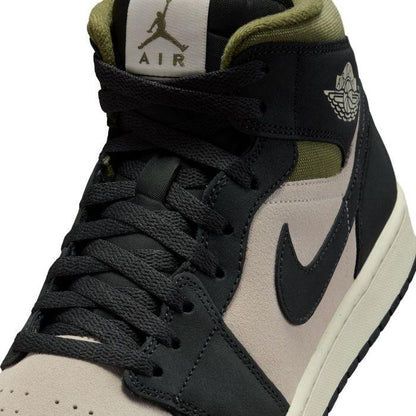 Jordan 1 Mid SE Off Noir Medium Olive Men's HV4091-102