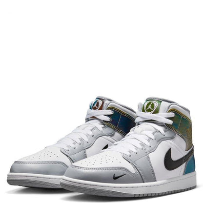 Jordan 1 Mid SE Multi-Color White Wolf Grey