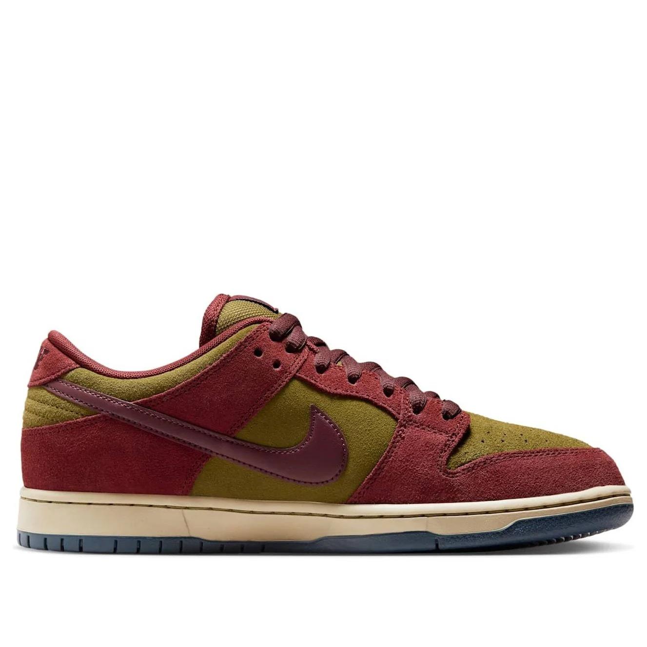 Nike SB Dunk Low Dark Team Red Olive Flak