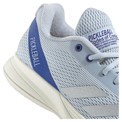 Adidas Pickleball Halo Blue Silver Metallic Lucid Blue (Women's)