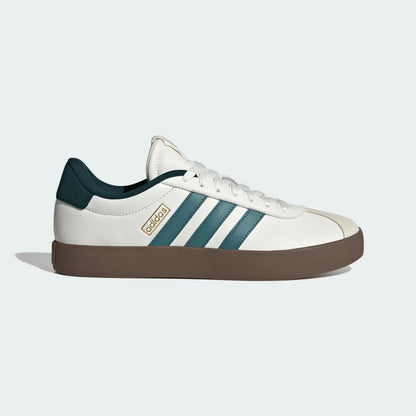 adidas VL Court 3.0 Core White Preloved Teal Aurora Ivy Men's JR8635 size 11.5