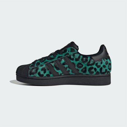 adidas Superstar II 
Leopard Semi Screaming Green (Women's)