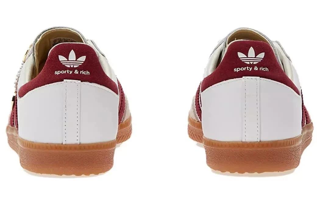 Adidas Samba Sporty & Rich White Collegiate Burgundy Men's IF5660