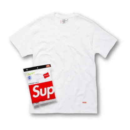 Supreme Hanes Tagless Tees (3 Pack) 
White