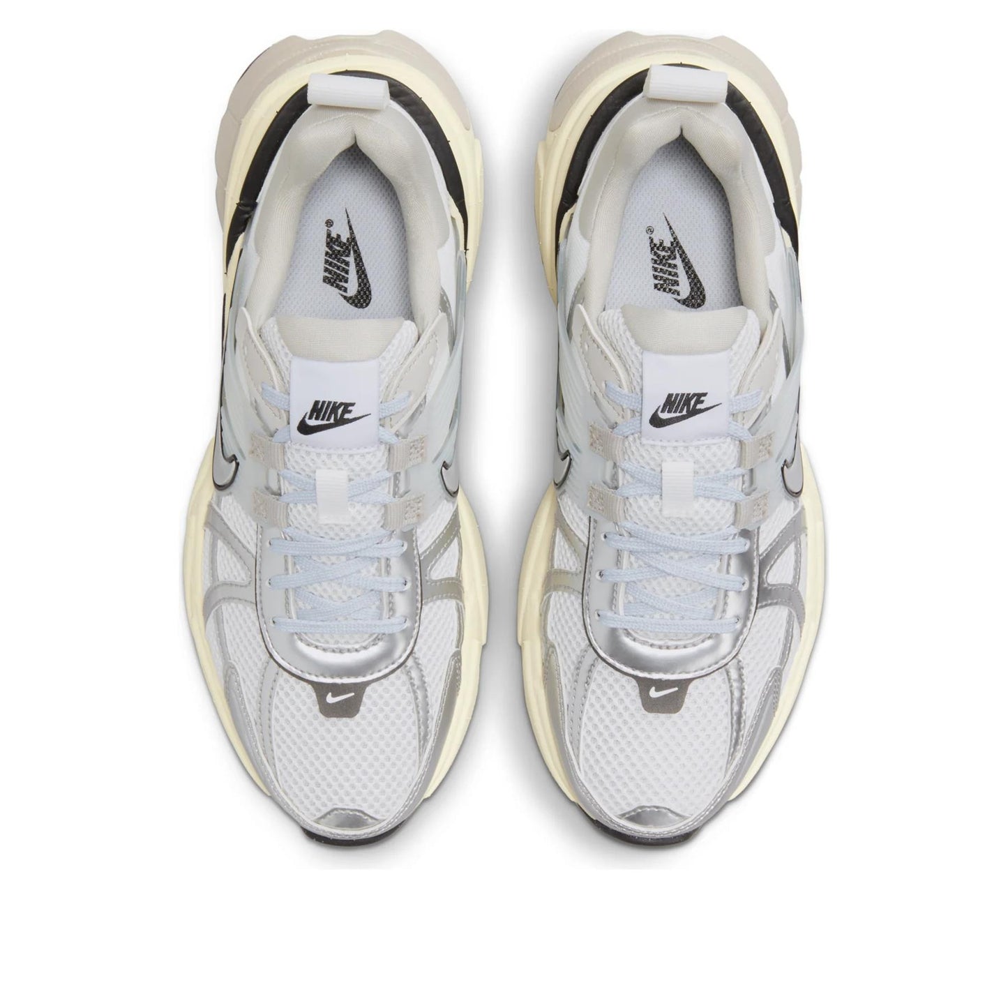Nike V2K Run 
Summit White Metallic Silver (Women's)