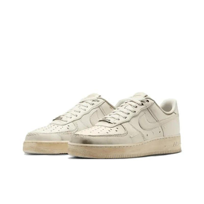 Nike Air Force 1 Low .SWOOSH Dirty Triple White