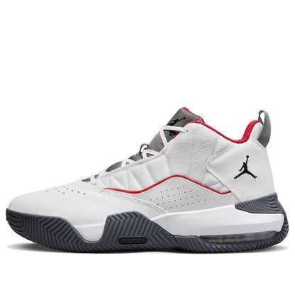 Jordan Stay Loyal White University Red