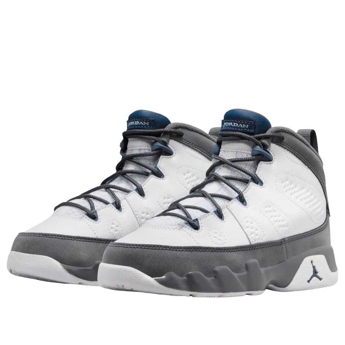 Jordan 9 Retro Flint Grey French Blue (2026) (PS) 401811-100 & TD 401812-100