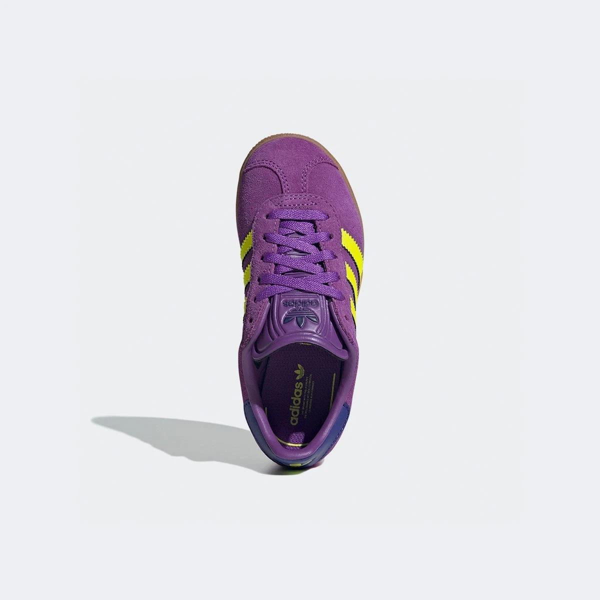 adidas Gazelle Active Purple Solar Yellow Collegiate Purple (PS) JP7131 size 1Y