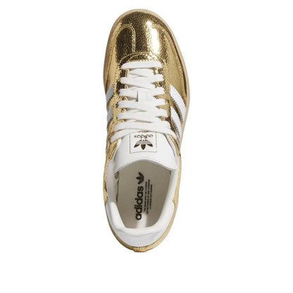 Adidas Samba OG Gold Metallic Cracked Leather (Women's)