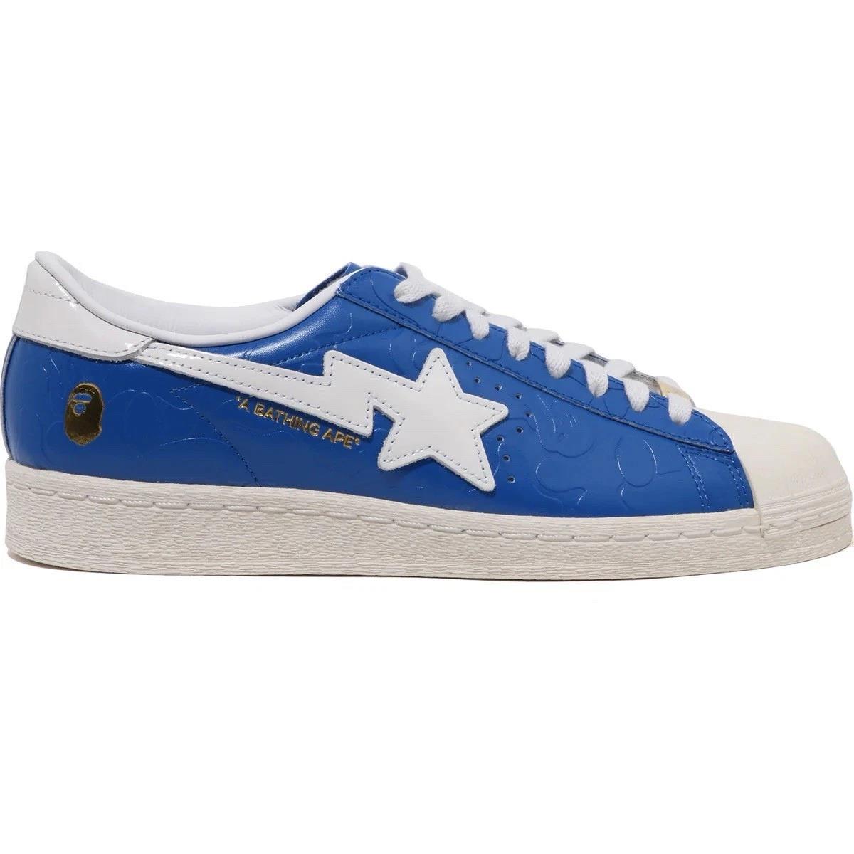 Adidas Superstar Vintage Bape Blue White