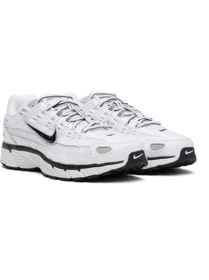 Nike P-6000 White Metallic Silver Black Men's CD6404-107