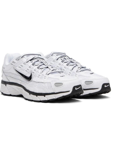 Nike P-6000 White Metallic Silver Black Men's CD6404-107