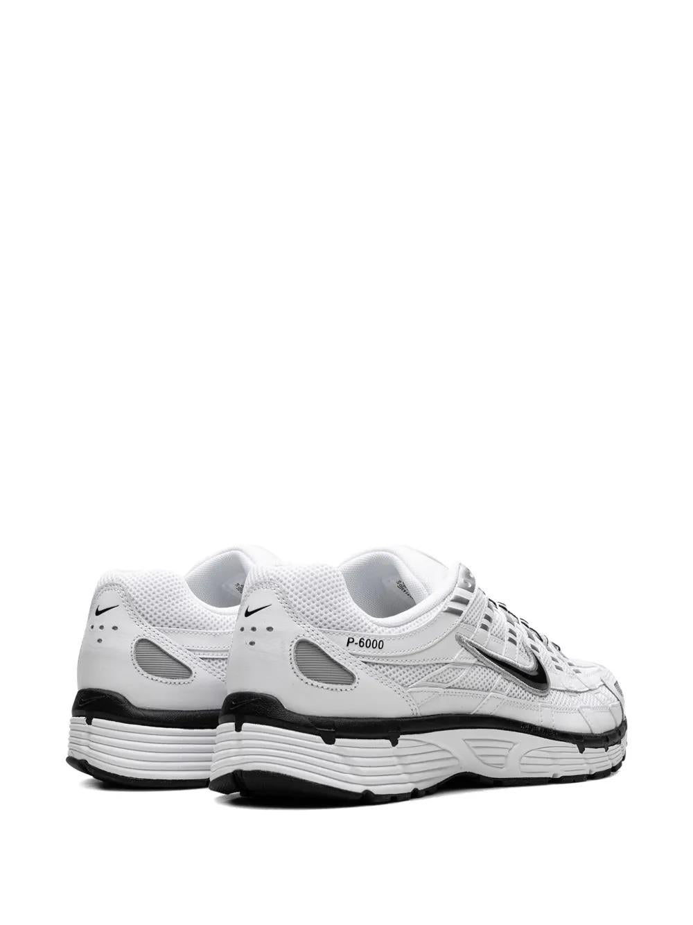 Nike P-6000 White Metallic Silver Black Men's CD6404-107