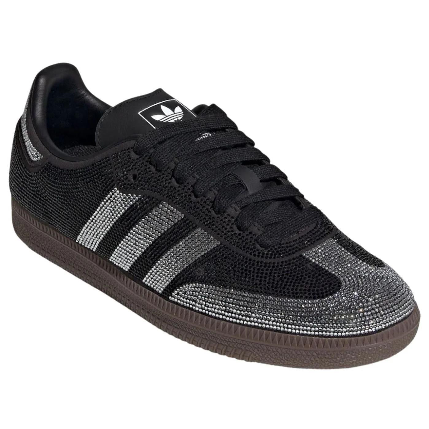 Adidas Samba OG Rhinestone Black Silver (Women's) IH9052
