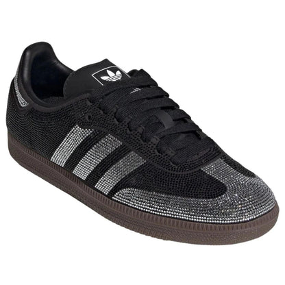 Adidas Samba OG Rhinestone Black Silver (Women's) IH9052