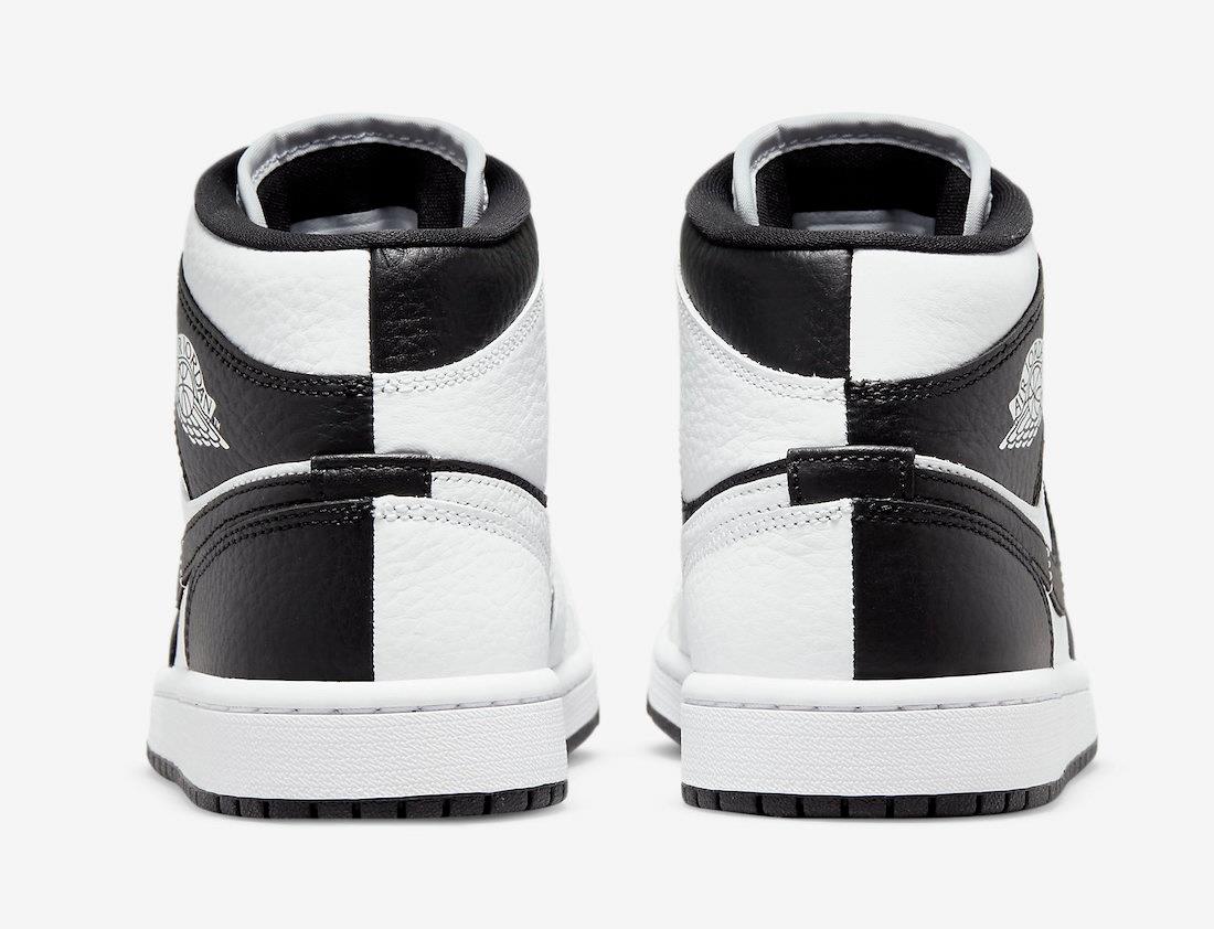 Jordan 1 Mid Split Black White (Women's)